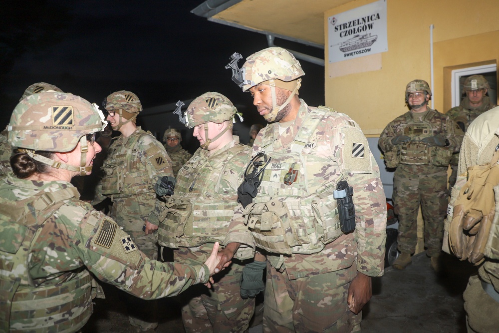 Task Force Provider Soldiers execute a convoy live fire exercise