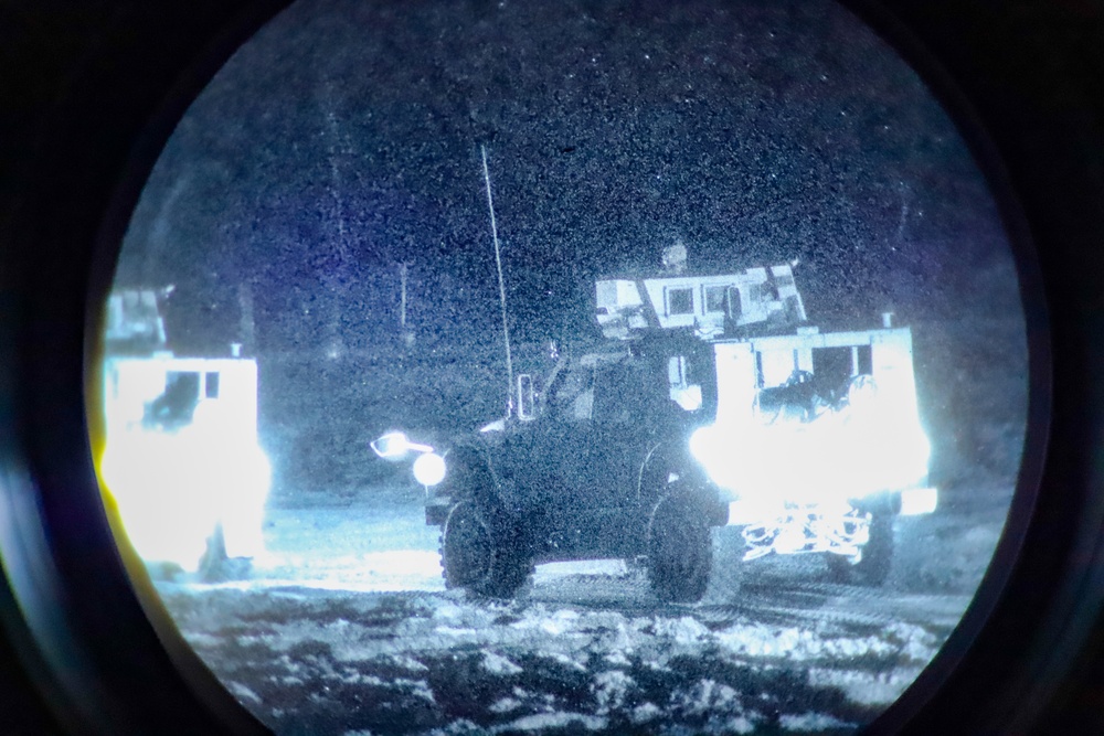 Task Force Provider Soldiers execute a convoy live fire exercise