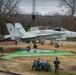 NAS JRB Fort Worth teams up with Westworth Village to move F/A-18A Hornet to City Hall.