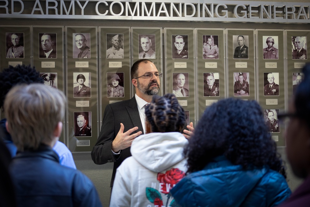 Ebenezer Middle School visits USARCENT