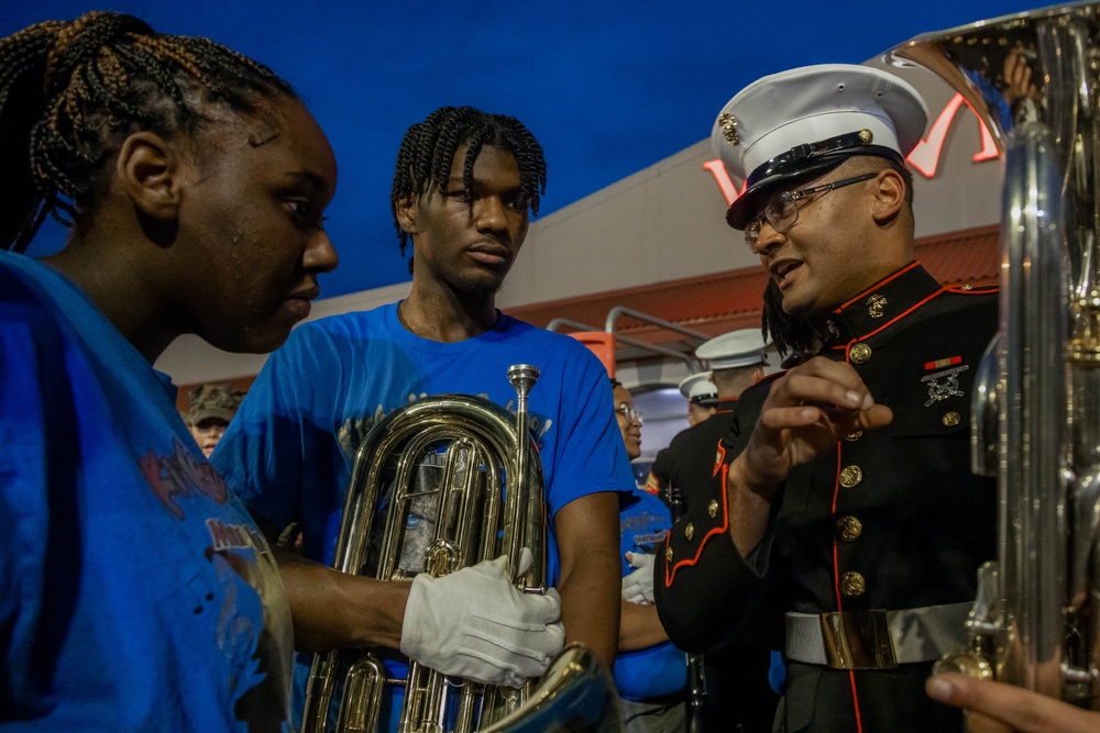 2d Marine Division Band Performs in the Krewe of Morpheus Parade 2024