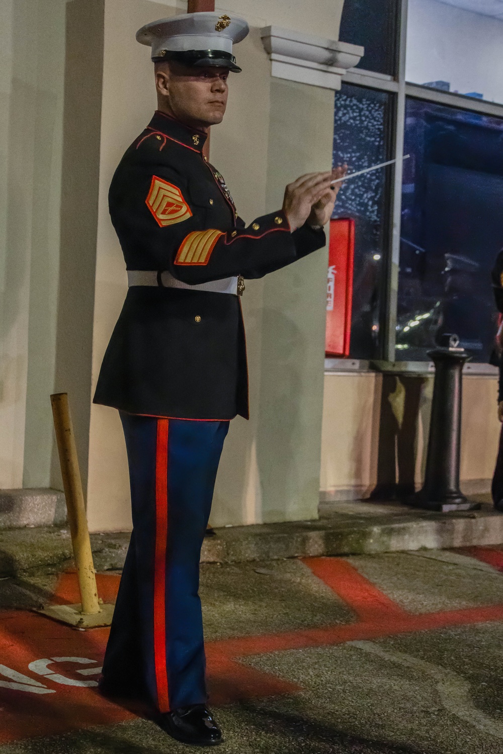 2d Marine Division Band Performs in the Krewe of Morpheus Parade 2024