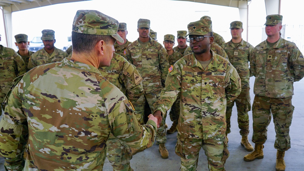 SEAC Troy E. Black leads trip to Ft. Bliss