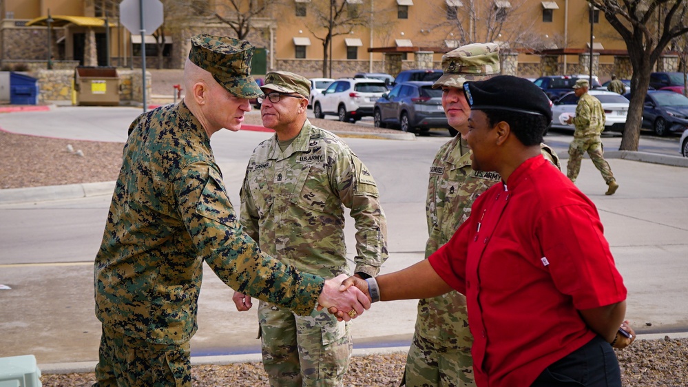 SEAC Troy E. Black leads trip to Ft. Bliss