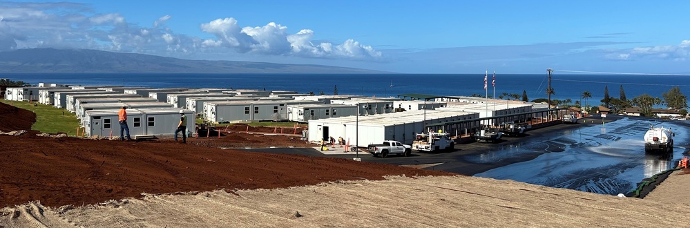 Temporary elementary school site visit