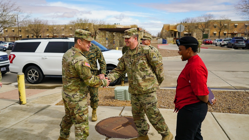 SEAC Troy E. Black leads trip to Ft. Bliss