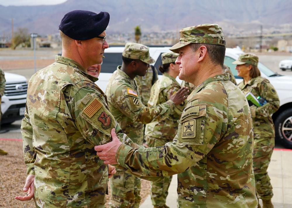 SEAC Troy E. Black leads trip to Ft. Bliss