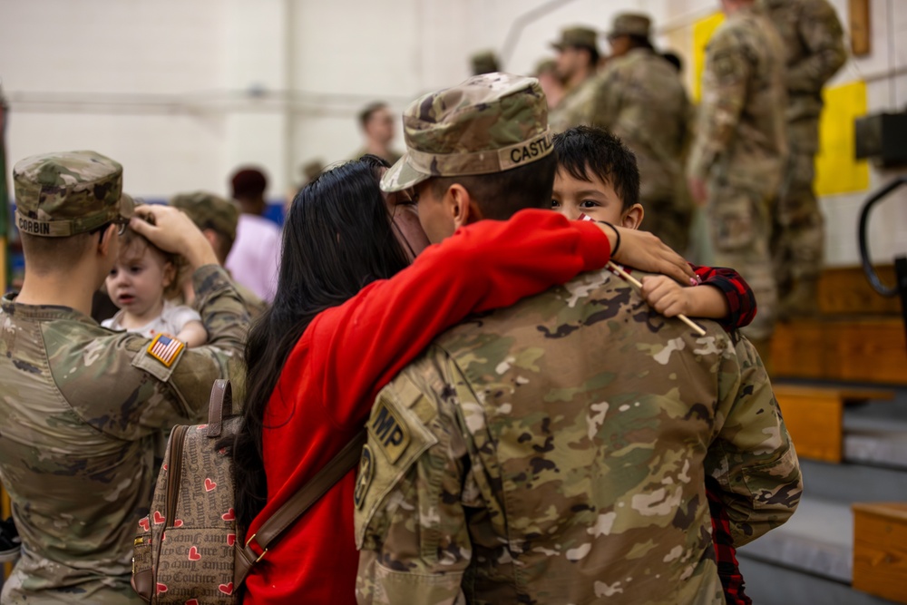 204th Military Police Company homecoming ceremony