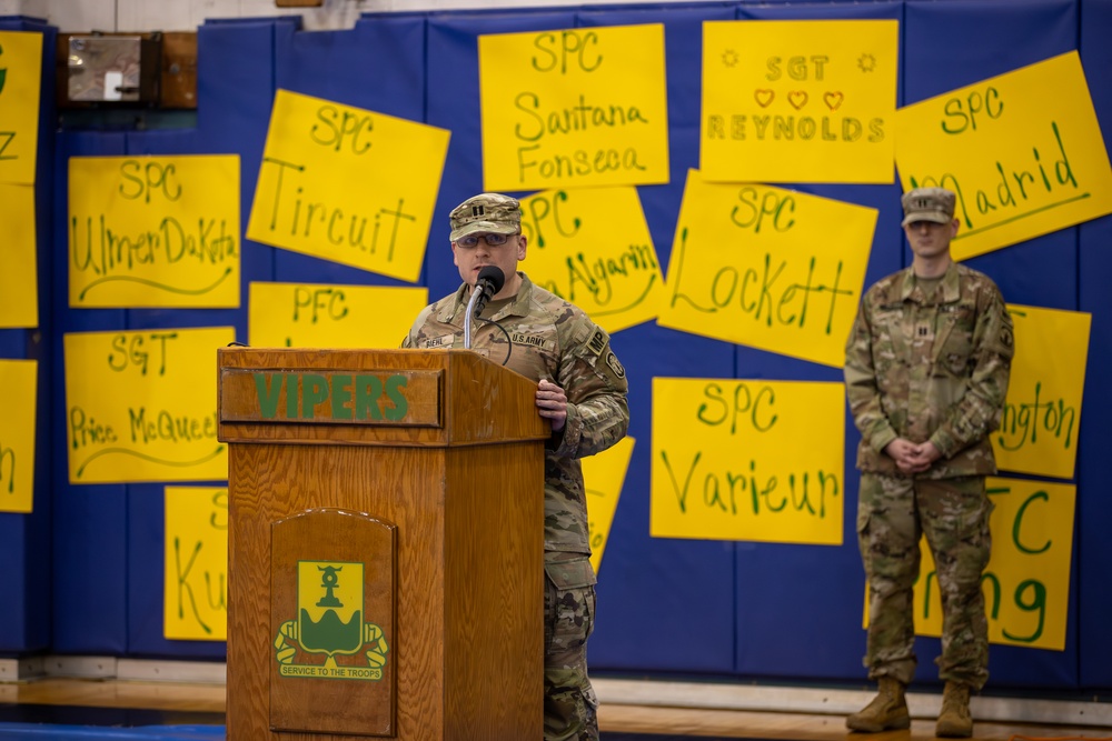 204th Military Police Company homecoming ceremony