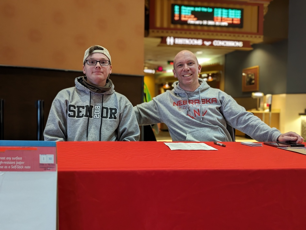 SBD 1 chapel provides movie theater experience for service members