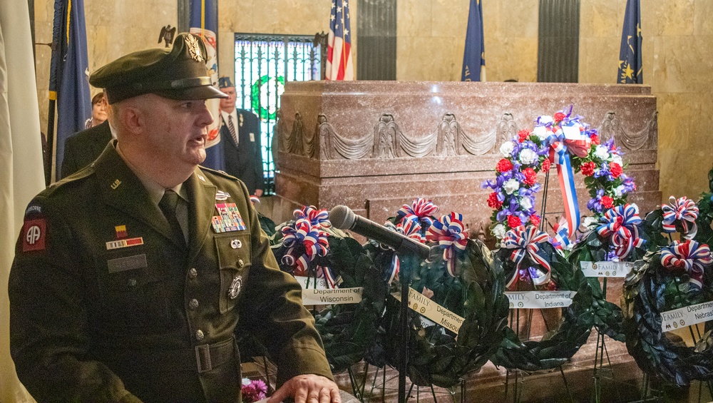 Illinois National Guard Honors Former Guardsman, President Abraham Lincoln