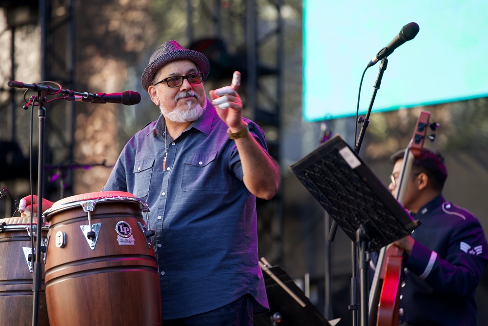 Pancho Sanchez performs with Galaxy at NAMM