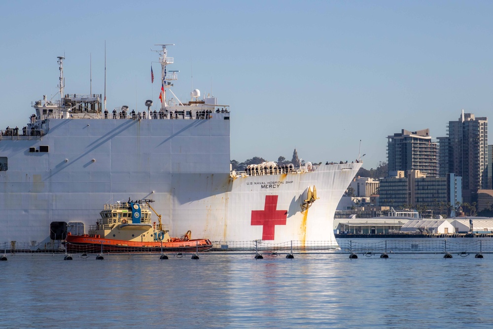 Pacific Partnership 2024-1: USNS Mercy Returns Home