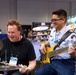 SSgt Alex Valdez and Rick Latham at NAMM