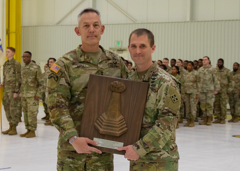 Lt. Ellis D Parker 404th Battalion Awards Ceremony