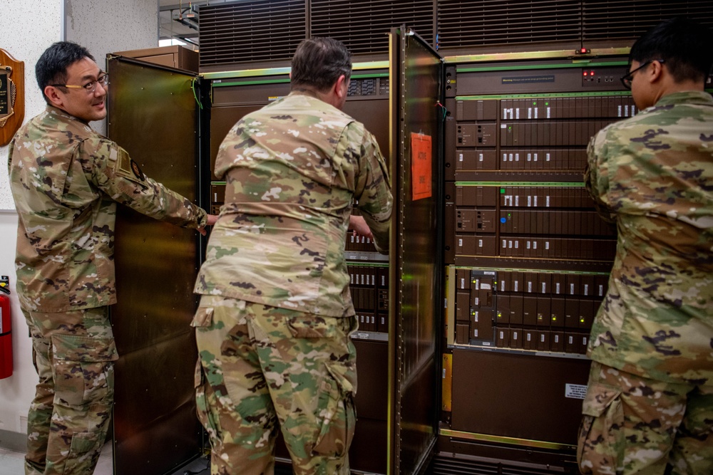 Ringing in a new era: Yokota powers down historical telephone switch