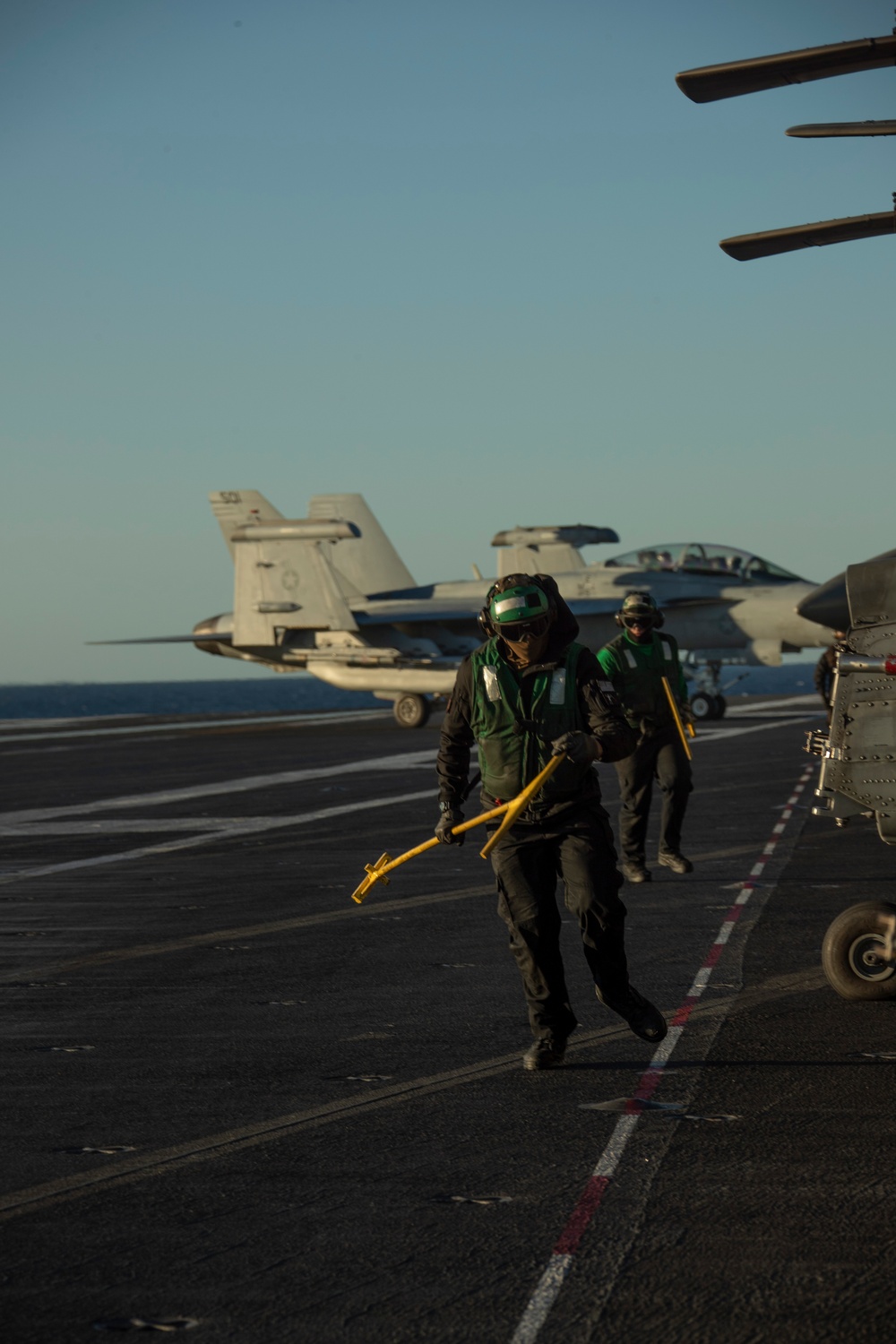 Abraham Lincoln conducts flight operations