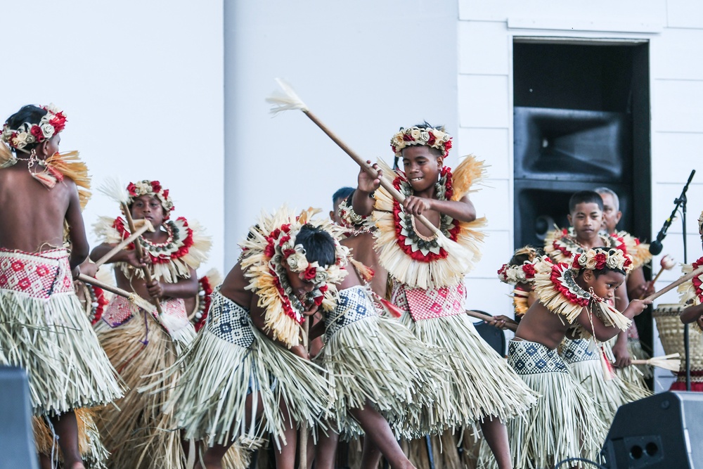 Jobwa Stick Dance at the Richardson Theater