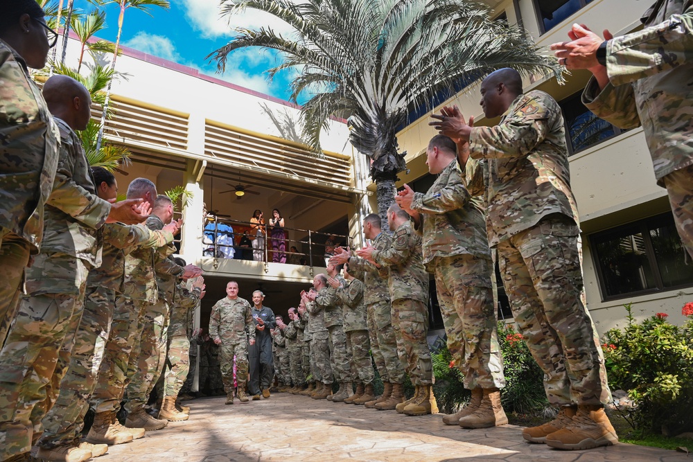 PACAF enlisted induct Gen. Ken Wilsbach into Order of the Sword