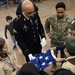 New Jersey National Guard Recruiters Teach Cub Scouts How to Fold American Flag