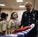 New Jersey National Guard Recruiters Teach Cub Scouts How to Fold American Flag