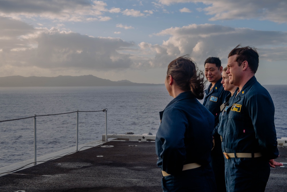 Theodore Roosevelt Arrives in Guam