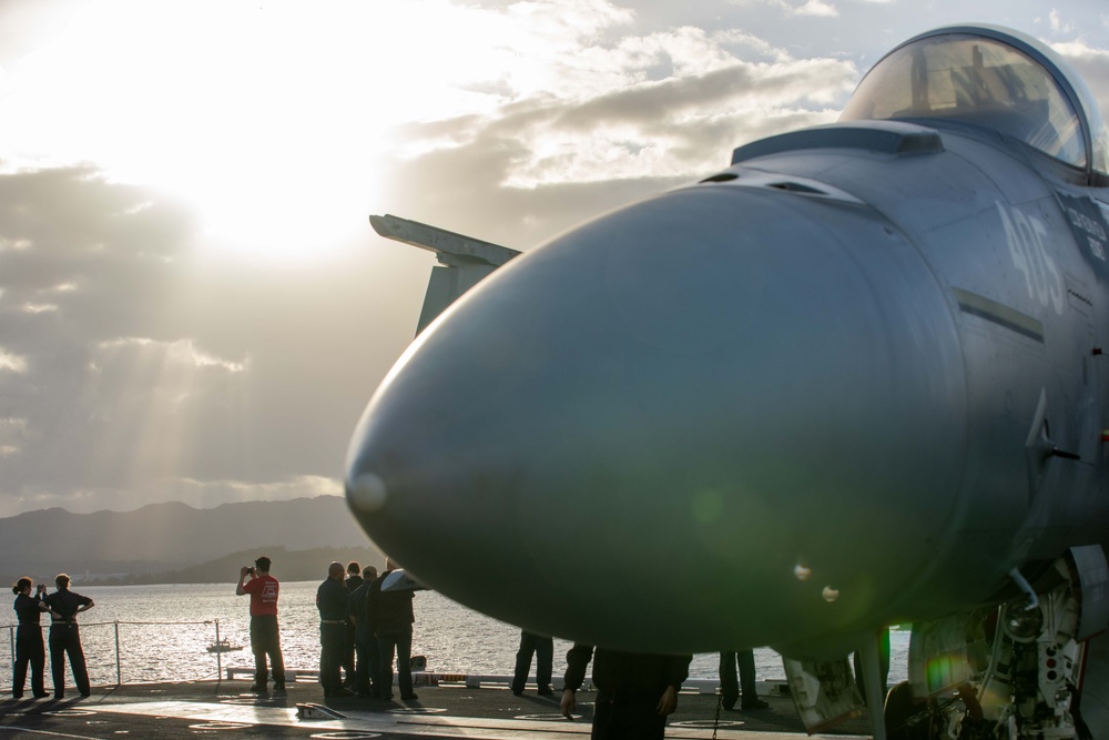 Theodore Roosevelt Arrives in Guam