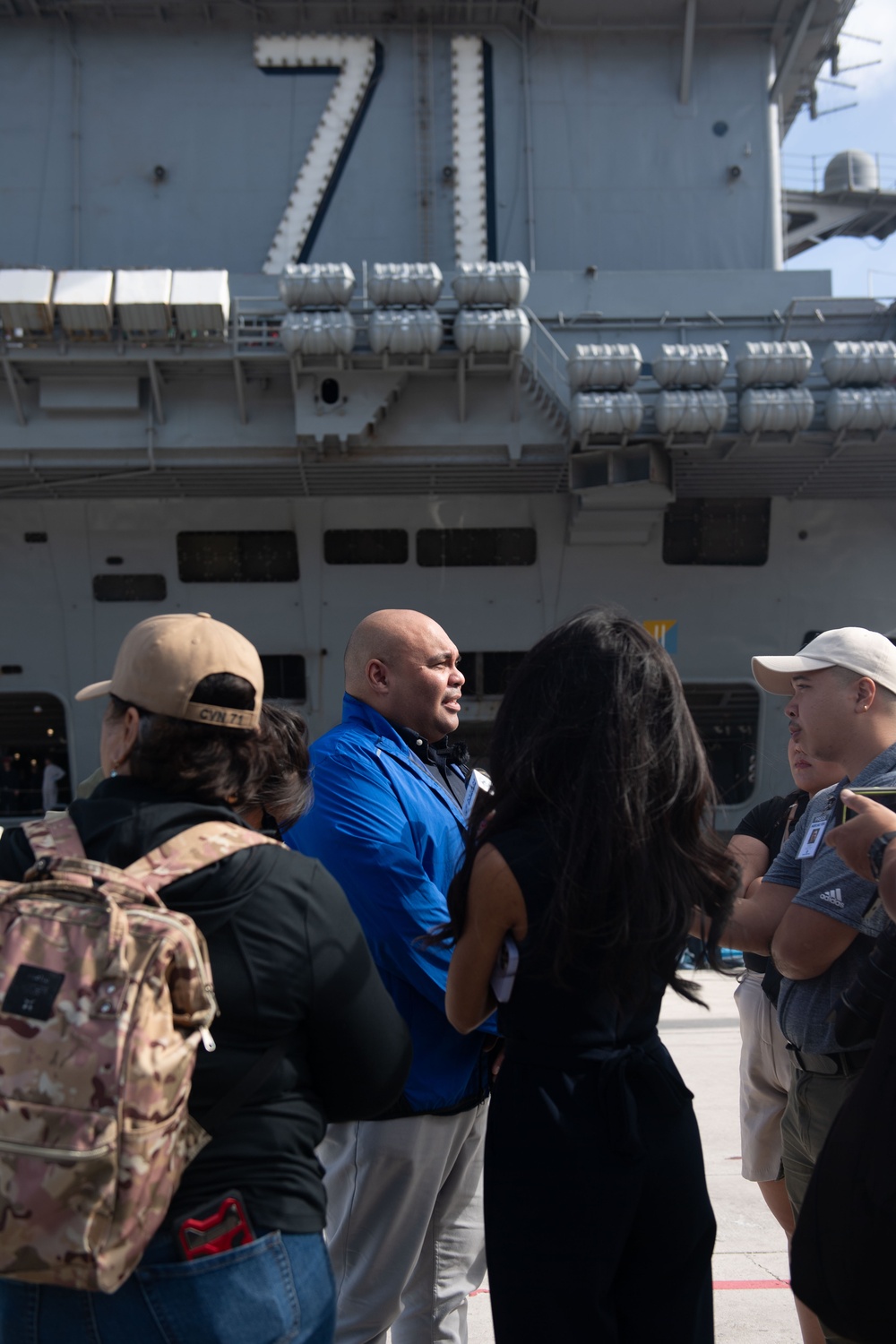 Theodore Roosevelt Arrives in Guam