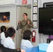 TR Sailors Visit with JMGES Students in Guam