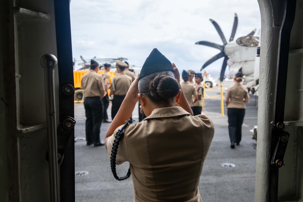 Guam Navy JROTC Unit Tours TR