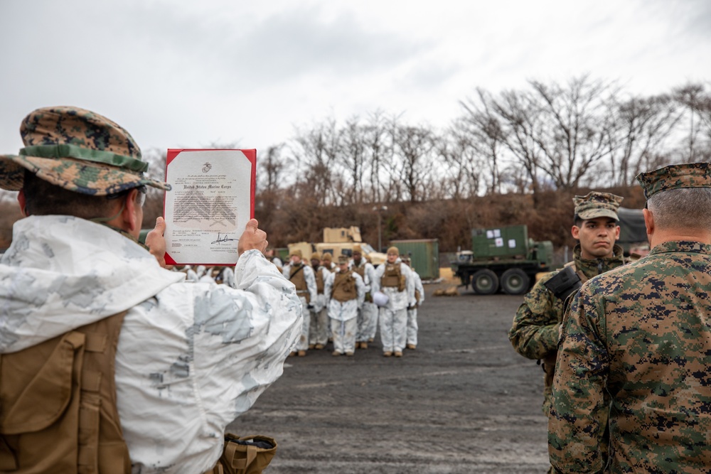 CLR-3 Conducts Battle Hand Off Drills