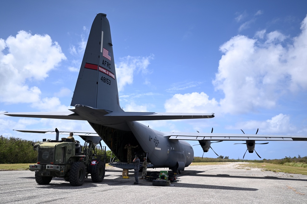 U.S., Australian and Japanese medical personnel conduct a Casualty Evacuation exercise during Cope North 24