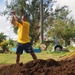 Halsey Sailors Help Guam Community