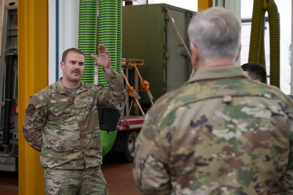 AFIMSC command team experiences 52nd FW capabilities and innovation