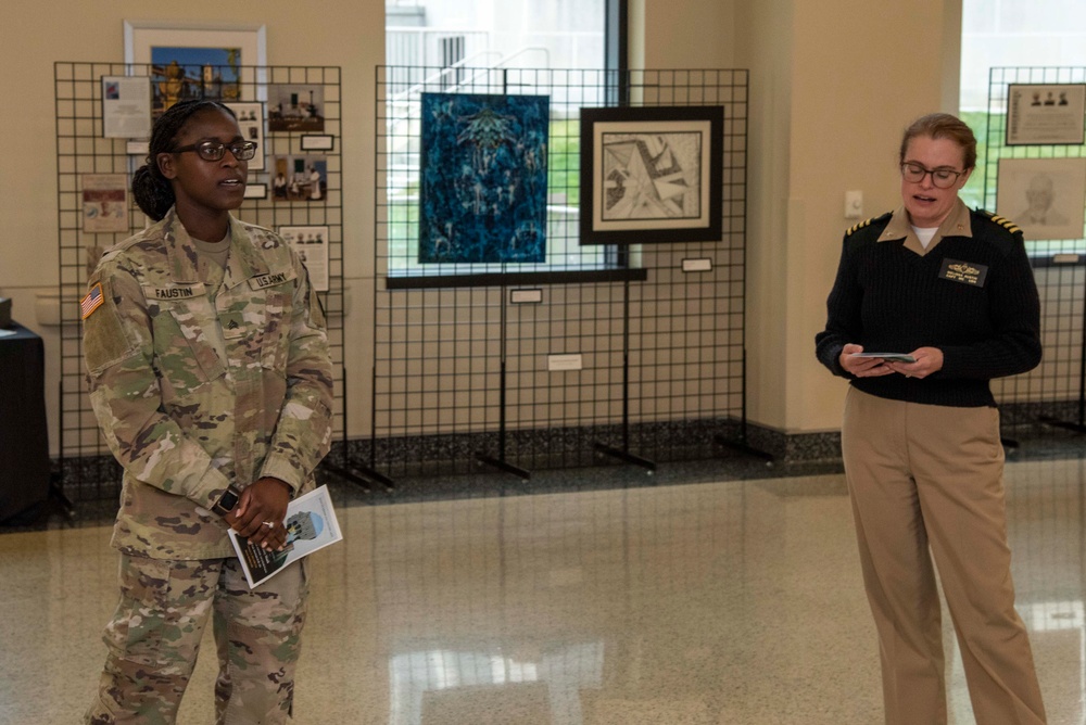 Walter Reed holds Black History Month: Arts in Health Program art exhibit ceremony