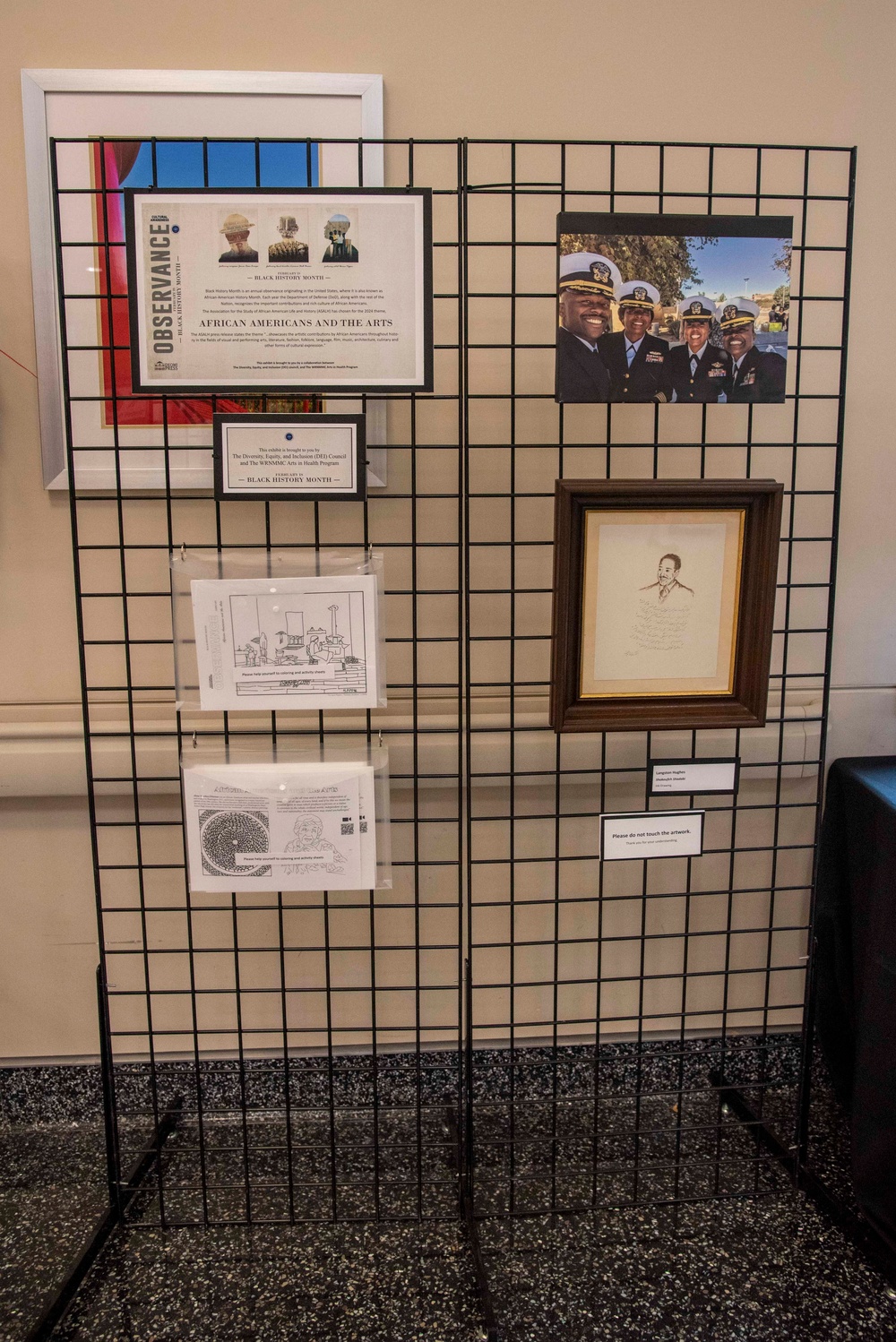 Walter Reed holds Black History Month: Arts in Health Program art exhibit ceremony