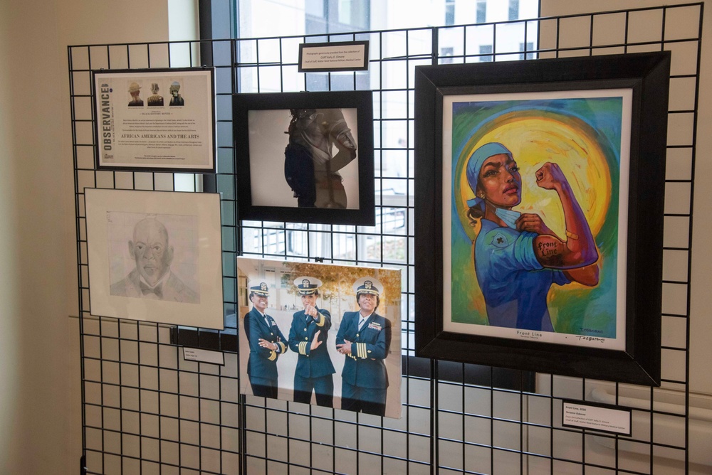 Walter Reed holds Black History Month: Arts in Health Program art exhibit ceremony