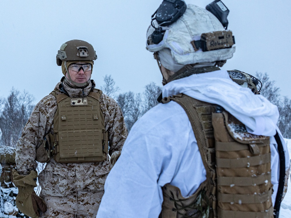 Norwegian Army Showcases the 81 mm Mortar in Arctic Environment with U.S. Marines