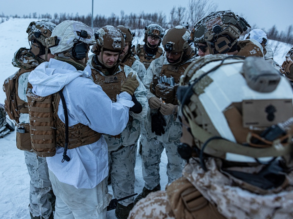 Norwegian Army Showcases the 81 mm Mortar in Arctic Environment with U.S. Marines