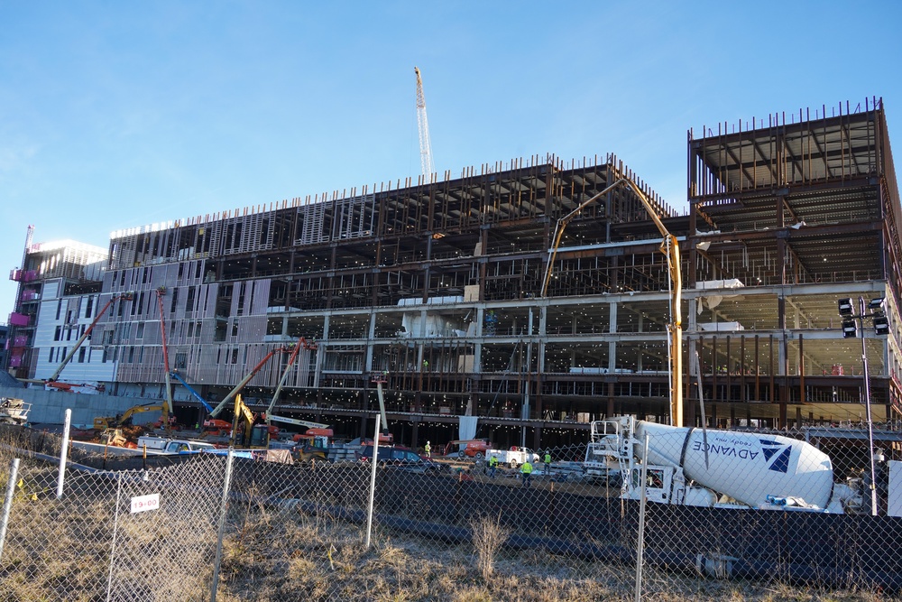 Louisville VA Medical Center construction Feb. 7, 2024