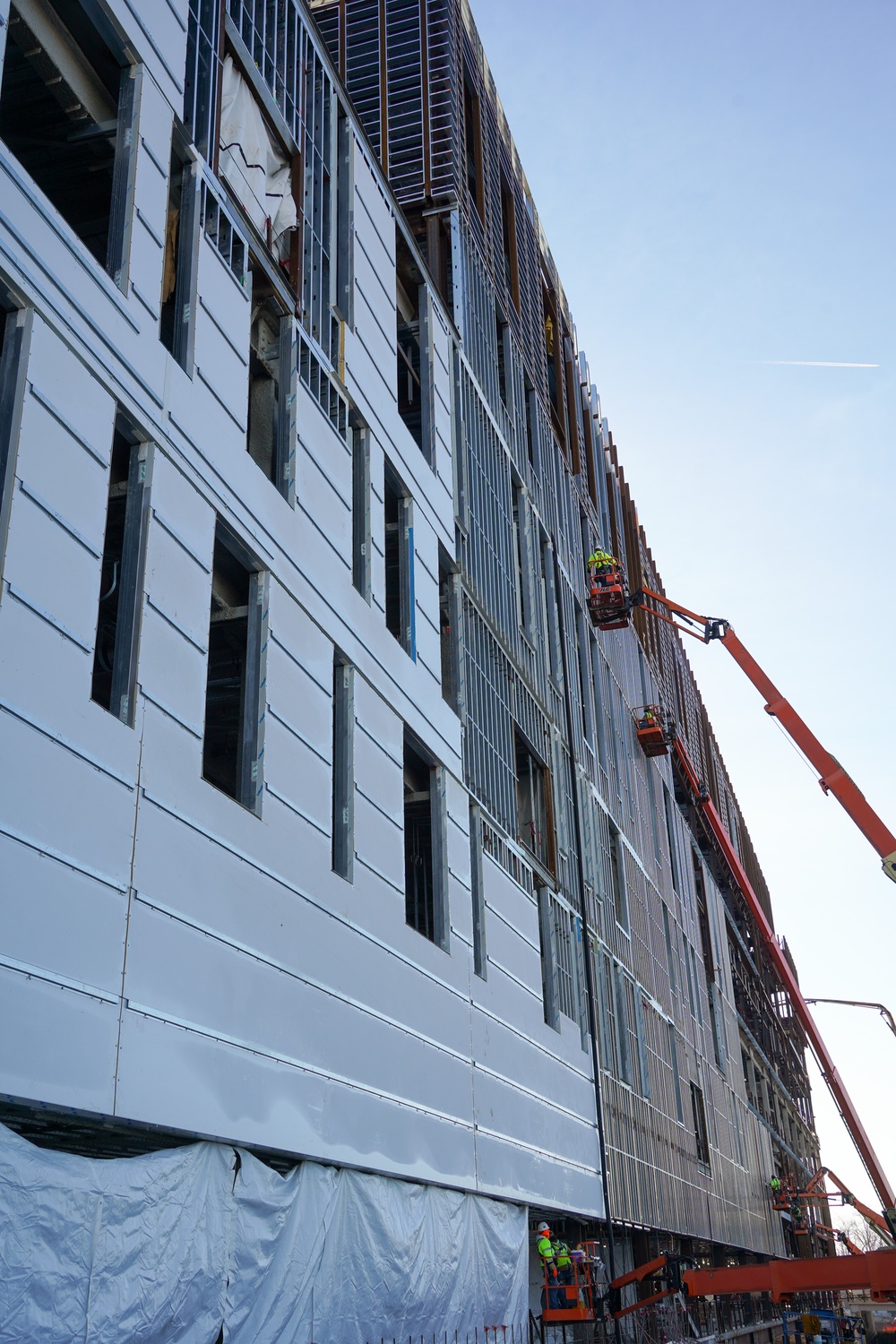 Louisville VA Medical Center construction Feb. 7, 2024