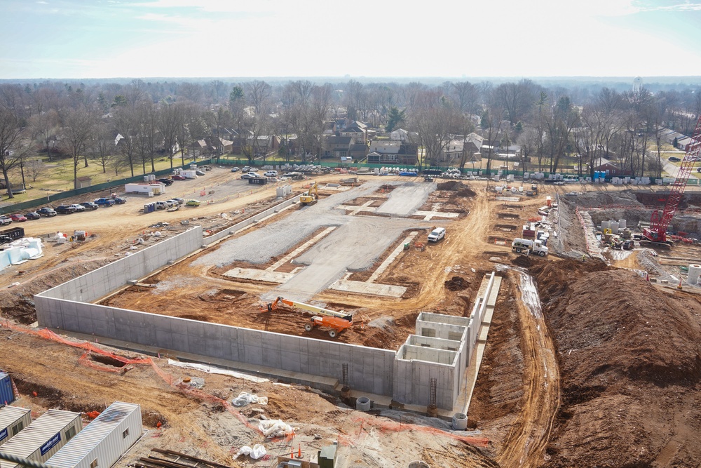 Louisville VA Medical Center construction Feb. 7, 2024