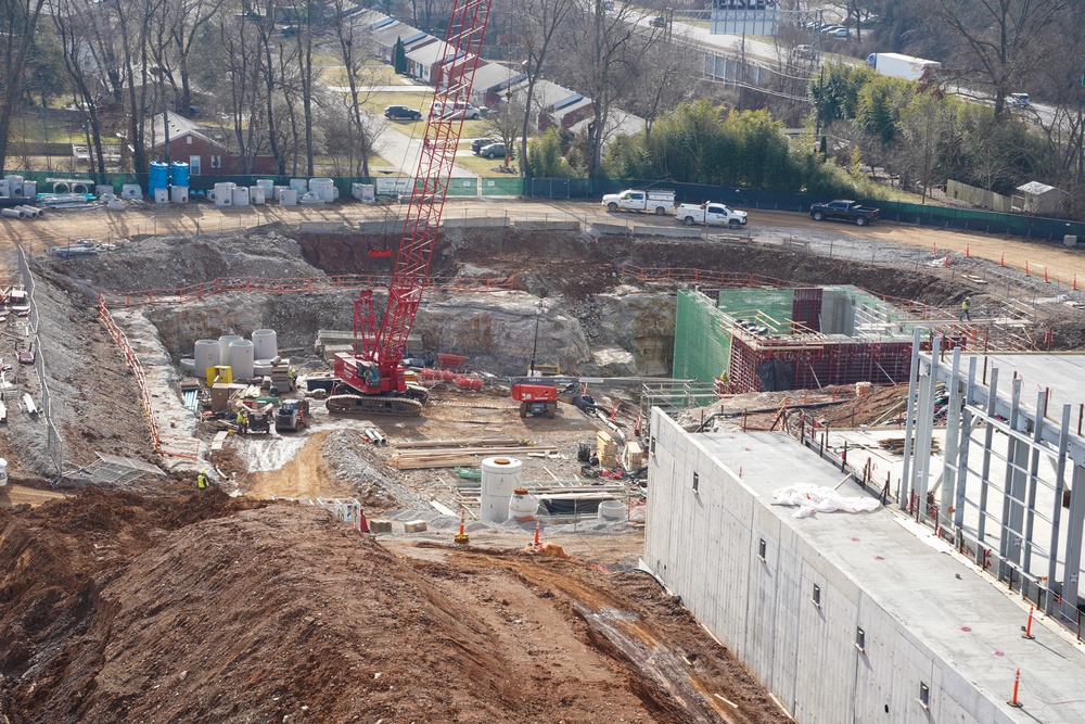 Louisville VA Medical Center construction Feb. 7, 2024