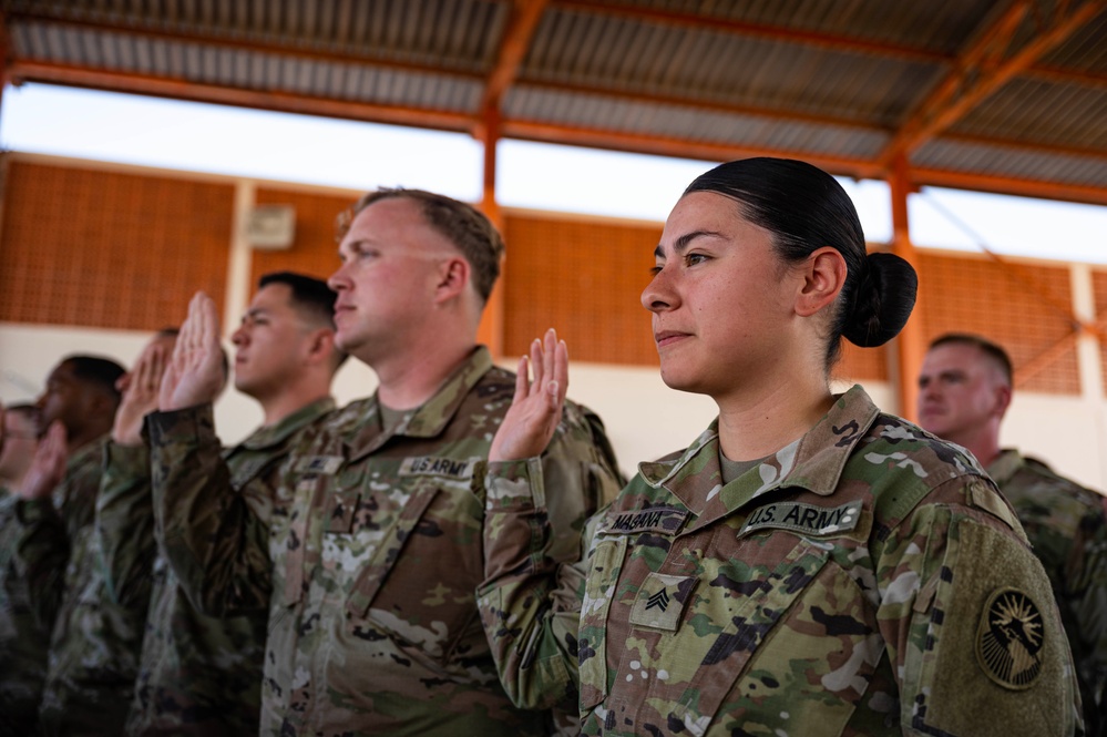 JTF-Bravo hosts Joint NCO Induction Ceremony