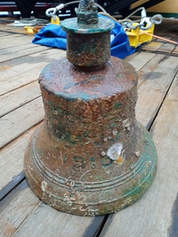 UK Ministry of Defence Partners with NHHC to Recover Artifact from USS Jacob Jones [Image 1 of 2]