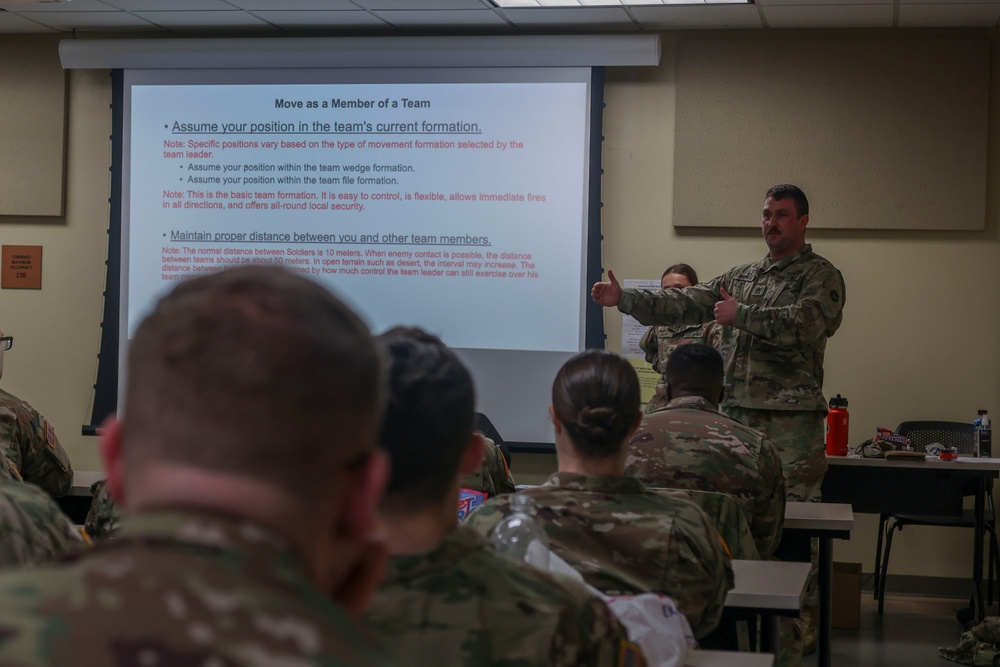 34th Infantry Division Tactical Movements Training