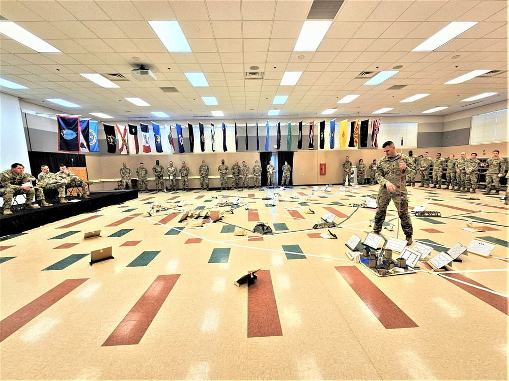 Fort McCoy NCO Academy Battle Staff NCO Course students hold first combined arms rehearsal for calendar year 2024