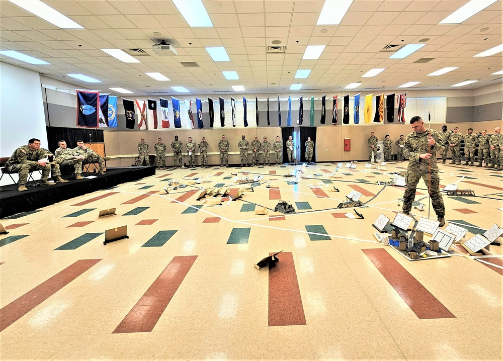 Fort McCoy NCO Academy Battle Staff NCO Course students hold first combined arms rehearsal for calendar year 2024