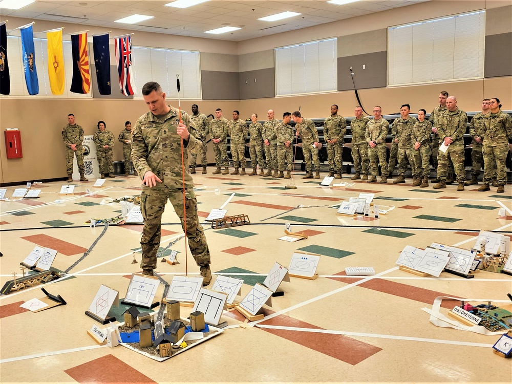 Fort McCoy NCO Academy Battle Staff NCO Course students hold first combined arms rehearsal for calendar year 2024