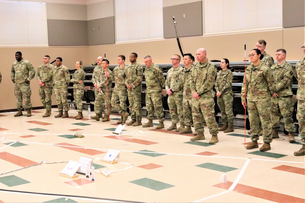 Fort McCoy NCO Academy Battle Staff NCO Course students hold first combined arms rehearsal for calendar year 2024